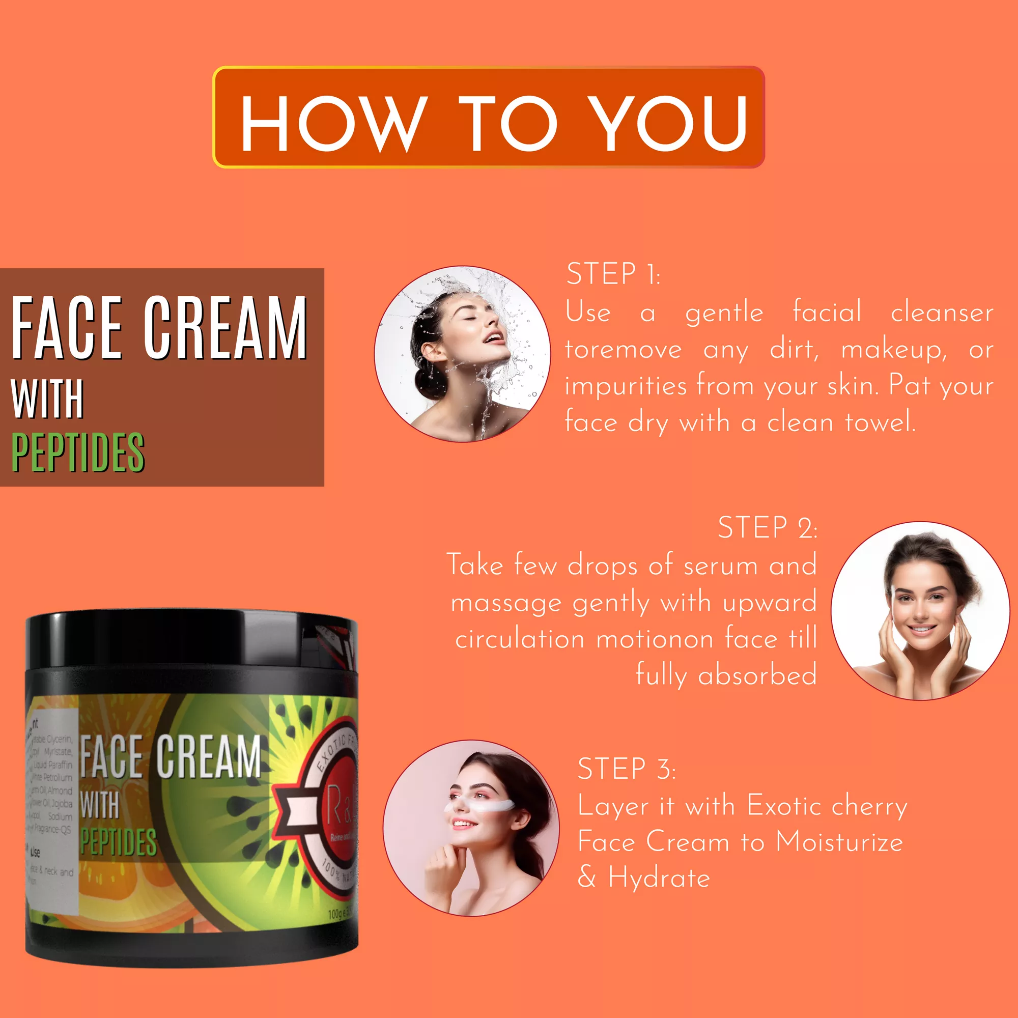 R&L Exotic Fruits Face Cream (100g)